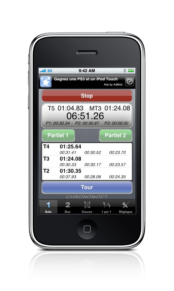 Chronosoft for Iphone